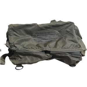 Vintage Military Medical Bag Instrument Supply Bag NSN 6545-01-161-7145